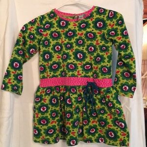 Cute green flowered dress / tunic